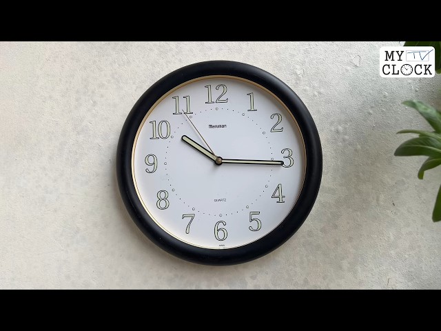 Maruman Luminous Clock 27cm | シチズン 夜光 壁掛け時計 | Đồng Hồ