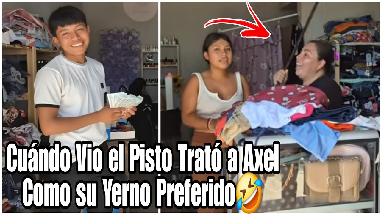 La Mamá de Melisa Como Lok4 se Puso al Ver a Axel pero cuándo vio el dinero trato a axel como rey🤣