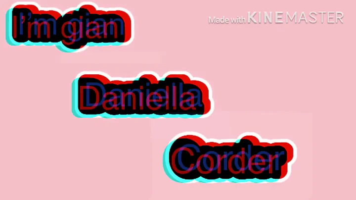 New intro gian Daniella Cordero