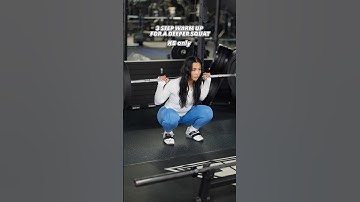 3 STEP WARM UP FOR A DEEPER SQUAT-KB ONLY #squat #atg #fitness #mobility