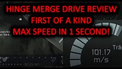 Space Engineers: COMPACT HINGE MERGE DRIVE! MAX SPEED IN 1 SECOND!
