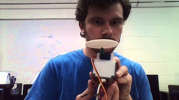 Accelerometer controlled servo