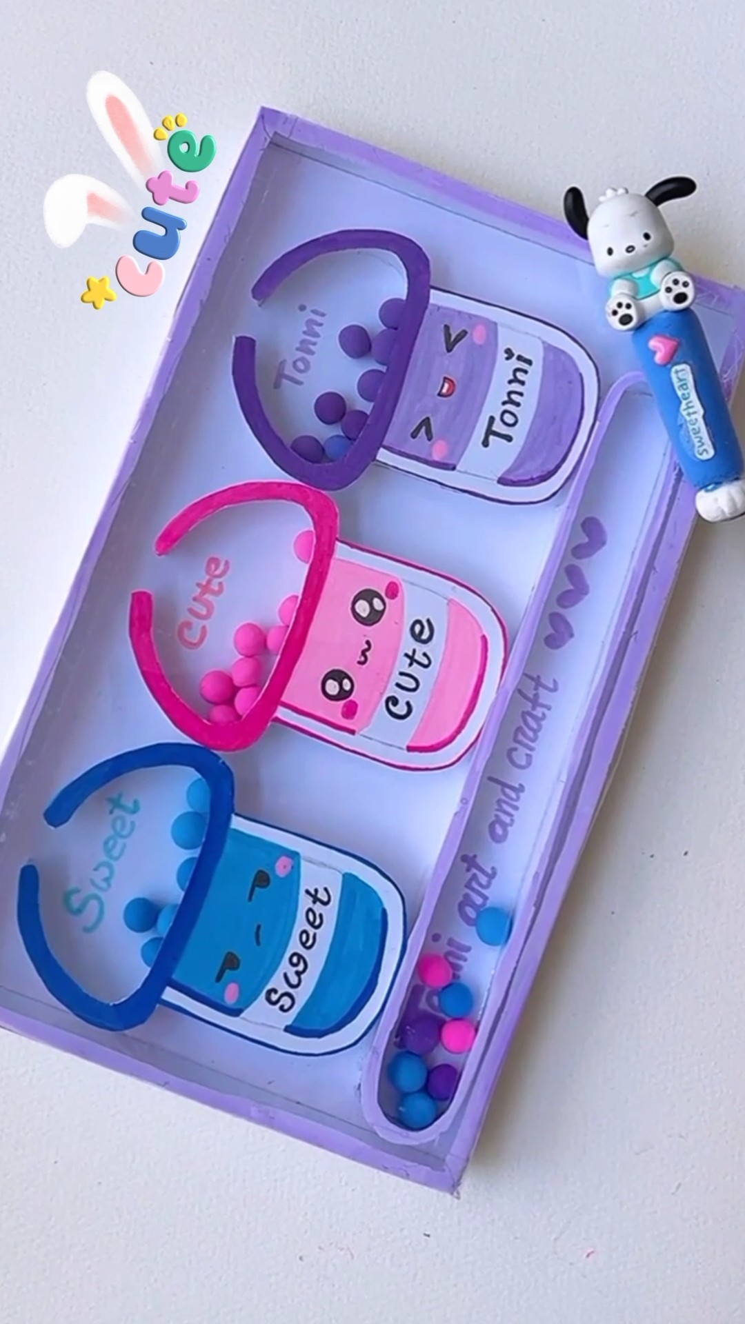cute game idea #shorts #tonniartandcraft #craft #art #diy #love