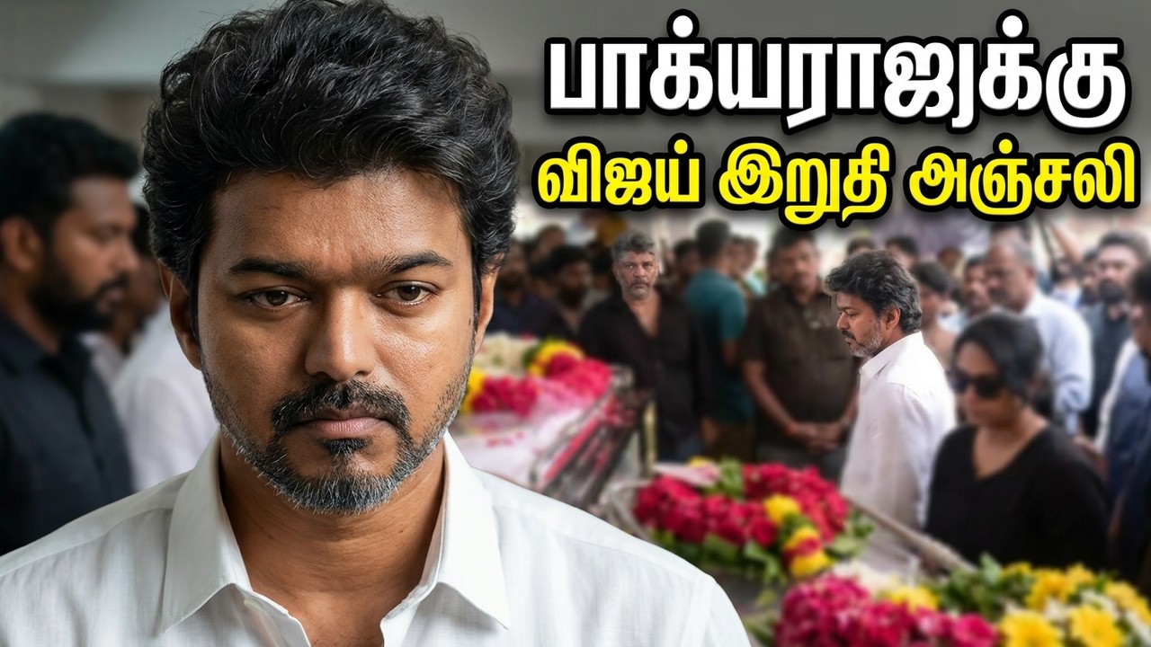 நடிகர் பாக்யராஜ் உடலுக்கு அரசு மரியாதை; முதல்-அமைச்சர் விஜய் அறிவிப்பு