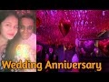 Our 7th wedding anniversary celebration  anniversary special candle light dinner