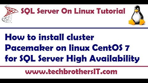 Come installare il cluster Pacemaker su Linux CentOS 7 per SQL Server High Availability
