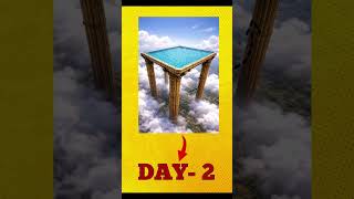 Swimming pool in the air making day of 2  | #swimmingpool #minivlog #craft #howtomake
