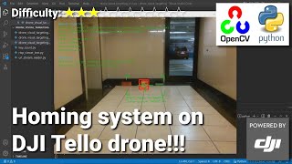 Converted DJI Tello into homing drone | Autonomous Drone DJI Ryze Tello 2023 OpenCV Python screenshot 4