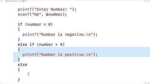Check If A Number Is Positive, Negative Or Zero | C Programming Example
