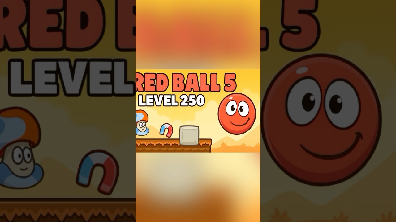 🔥 Red Ball 5 Level 250 | Epic Adventure Challenge! 🟥⚡ 