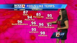 Your Saturday July 18th forecast