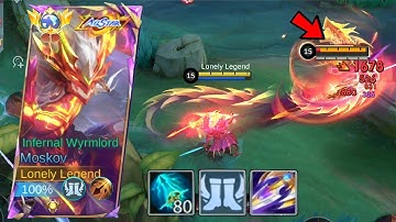 WTF DAMAGE!! BEST 1 HIT BUILD MOSKOV 2025!!  (recommended build and emblem) ~ MLBB!! 