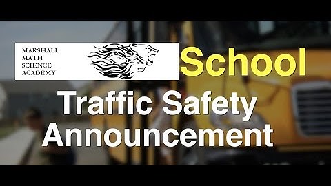 Harrisburg School District, Marshall Math Science safety video