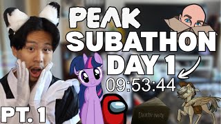 MY FIRST EVER SUBATHON!!! [Day 1 pt.1]