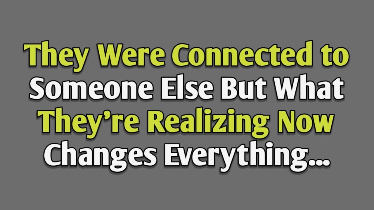 Они были связаны с кем-то другим… Но то, что они сейчас осознают, меняет всё.