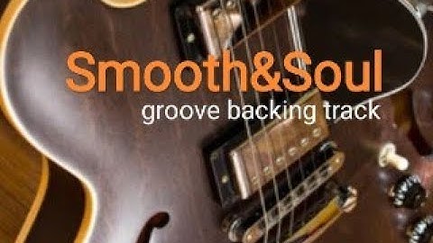 Smooth Soul Groove Backing Track - two easy chords - 92 bpm
