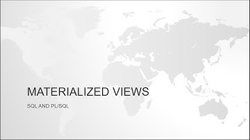 Materialized Views in Oracle ( Part - 1 Introduction)