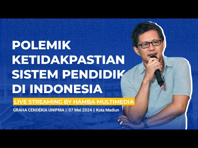 Rocky Gerung : Ketidakpastian Pendidikan Di Indonesia  || UNIPMA MADIUN class=
