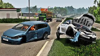 BeamNG Drive  Realistic Car Crashes #2