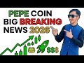 PEPE COIN PRICE PREDICTION 2026 || PEPE COIN NEWS TODAY || PEPE CRYPTO PRICE PREDICTION 