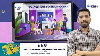EBM Management Trainee Program 2025  | Online  Test Preparation | EBM GAMIFY | Part 1