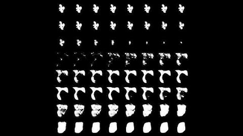 tiled2 - Echelon of Curls Variational Autoencoder (VAE) Interpolation Preview