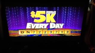 5K Everyday Wheel Of Fortune August 13 2015 8/13/15