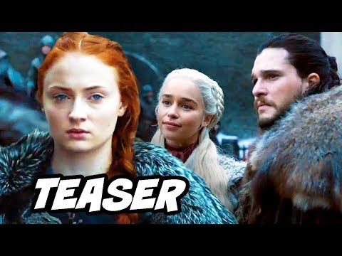 Game Of Thrones Season 8 Teaser - Sansa Stark Promo and Daenerys Easter Eggs Bre