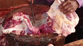 Beef meat cutting in Bangladesh part 73