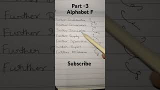 Kailash Chandra Difficultwords!Hard Words! Alphabet F!Part-3@sagarshorthand.classes7445