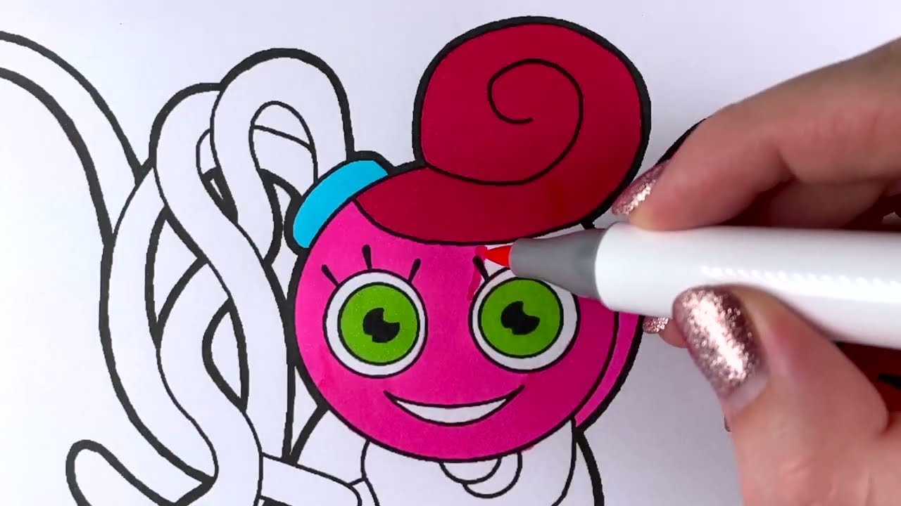 Mommy Long Legs Poppy Playtime Chapter 2 Coloring Book: Mommy Long