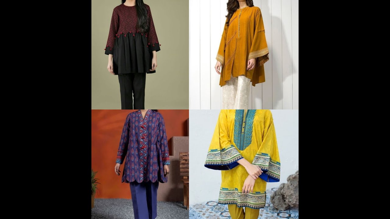 khaddar frock design 2025