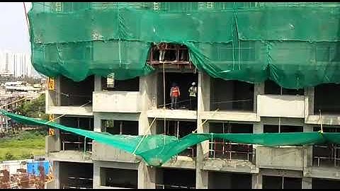 Safety net drop test