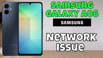 How to Solve Samsung Galaxy A06 Network issue (Easy Fix)