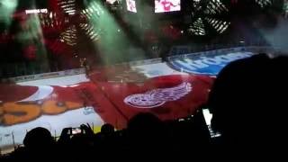 Red Wings Playoff Intro @ The Joe