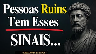🔴CUIDADO! 😒 10 Sinais EVIDENTES de que há uma pessoa MALIGNA ao seu lado | Filosofia Estoica