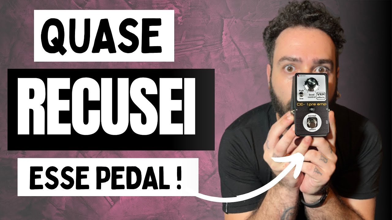 O SEGREDO MAIS CONHECIDO DO TIMBRE DO FRUSCIANTE ! CE1-Preamp VRM