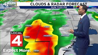 Tracking storms around Southeast Michigan
