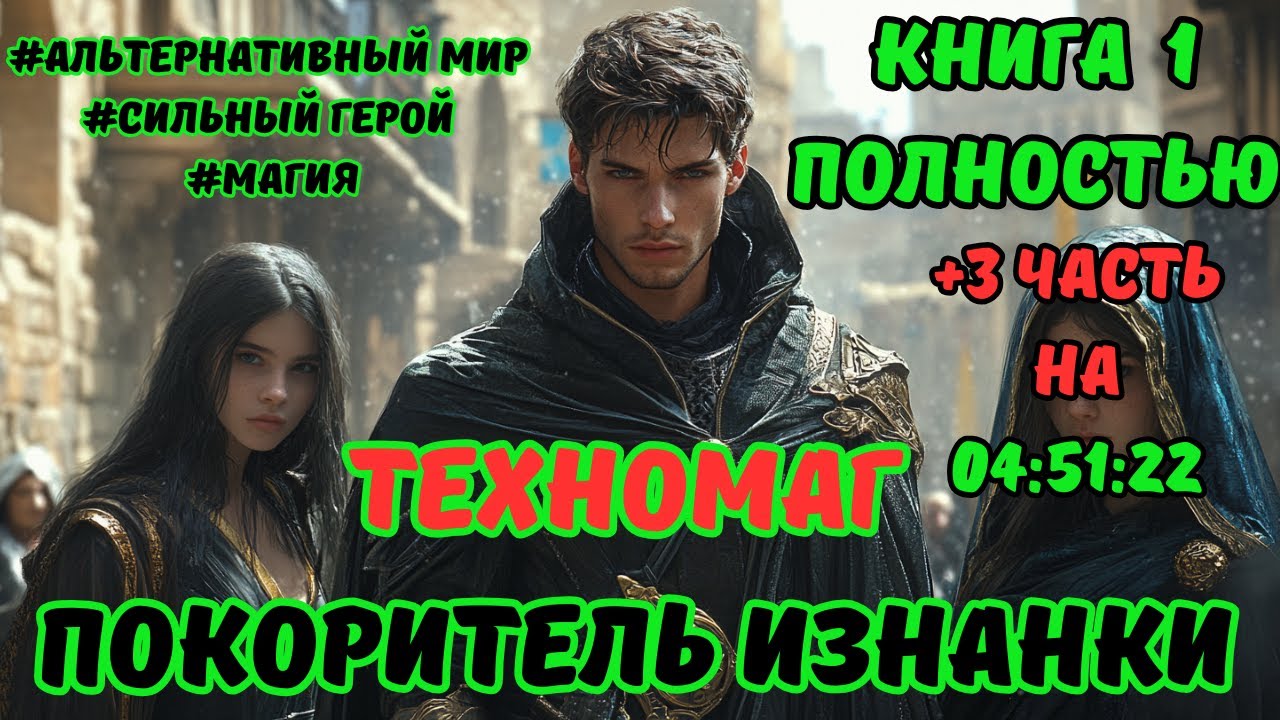 АУДИОКНИГА   | Техномаг ПОЛНОСТЬЮ | КНИГА 1 | ФЭНТЕЗИ | ПОПАДАНЕЦ |  #аудиокнига  #аудиокниги#боярка