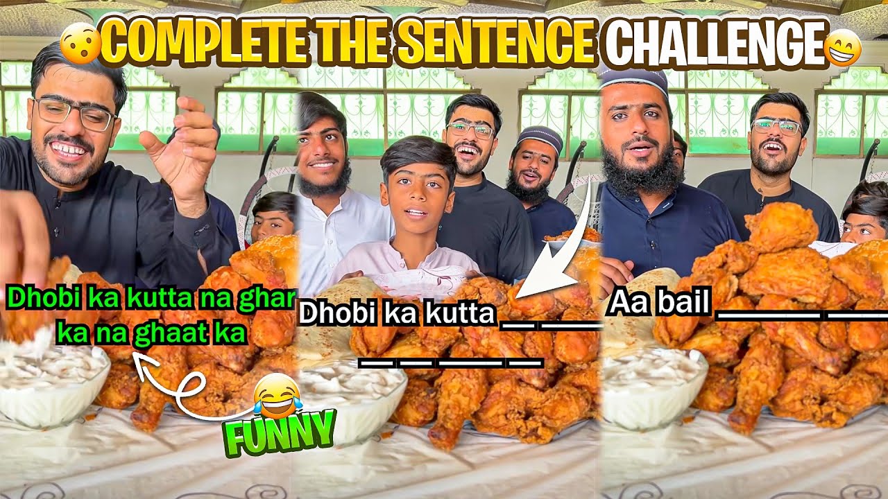 Complete The Sentence Challenge