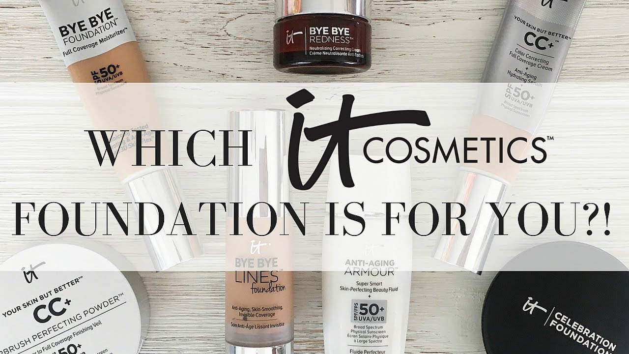 IT COSMETICS FOUNDATION REVIEW AND COMPARISON Which is BEST for YOU