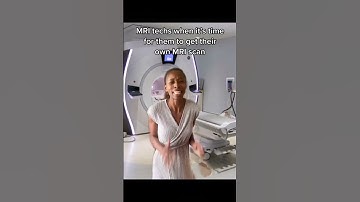MRI techs are claustrophobic sometimes too!