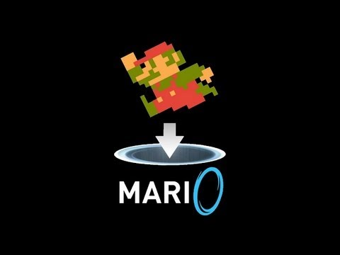 Mario Bros, with a portal gun (Mari0)