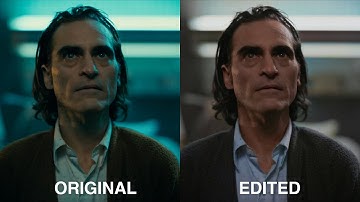 Joker movie without Color Grading