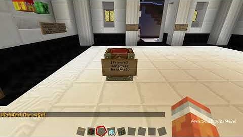 How to lock your chests (BlockLocker)