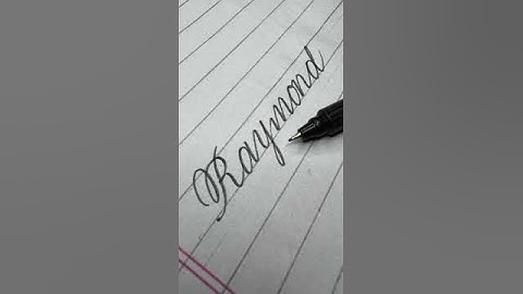 Raymond Name Request 