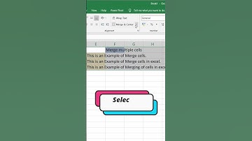 Mastering Excel: Tips and Tricks for Efficiently Merging Cells in Your Spreadsheet Work! #ExcelTips