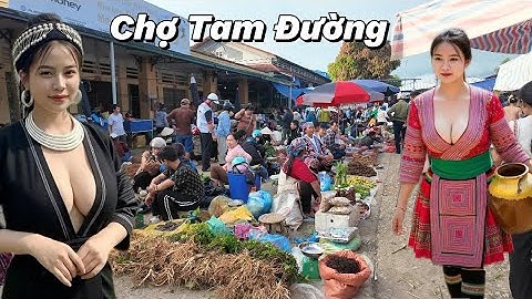 Tam Duong-markt - Lai Chau, een markt waar talloze bosproducten worden verkocht / HET LEVEN VAN D...