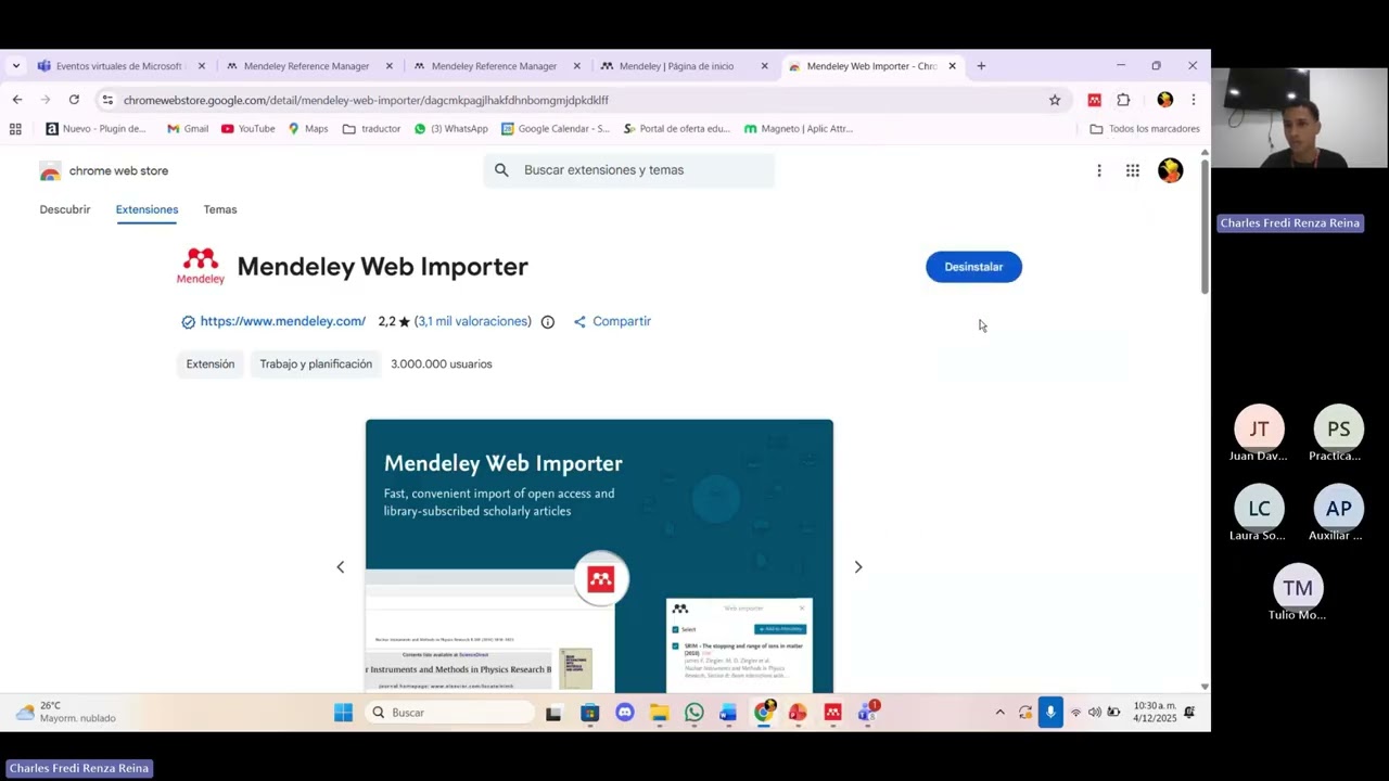 Webinar - Gestores bibliográficos