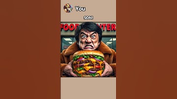 Special Hamburger! #ai #jackiechan #memes #chatgpt #aiart